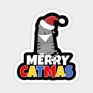 Merry Catmas Magnet