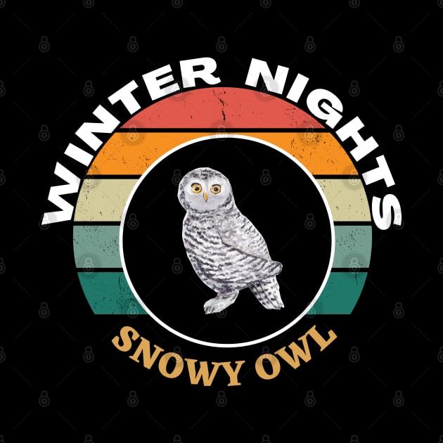 Winter Nights Snowy Owl by Ranawat Shop