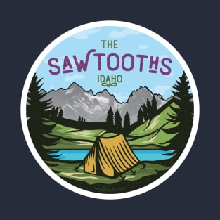 Sawtooth Mountains in Stanley Idaho T-Shirt