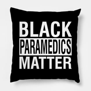 Black Paramedic Matter Pillow