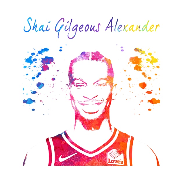 Shai Gilgeous Alexander by Moreno Art