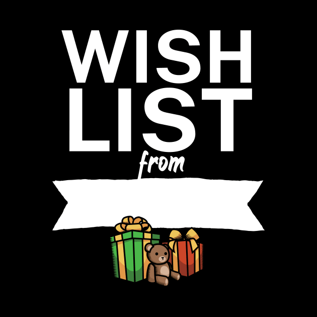 Wish list from by maxcode