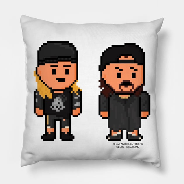 Crave Not These Things in 1995 Pixel Jay and Silent Bob Pillow by gkillerb