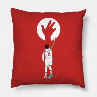 Jalen brunson - iconic 3-point celebration Pillow