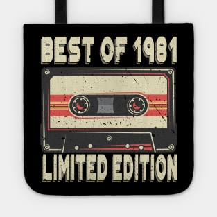 Best of 1981 40 years old 40th Birthday Gift Tote