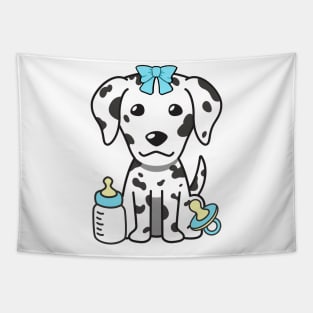 Cute dalmatian is a baby Tapestry