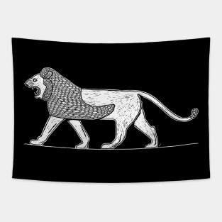 Babylonian Striding Lion from the Ishtar Gate Tapestry