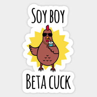 Soy Boy Stickers Teepublic