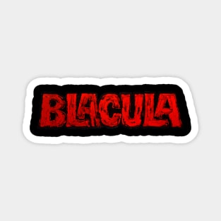 Blacula horror film logo Magnet