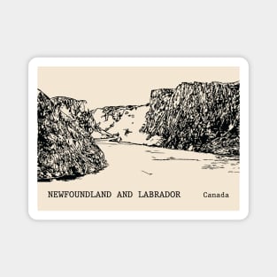 Newfoundland and Labrador Canada Magnet
