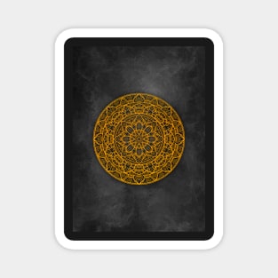 Golden Mandala Magnet