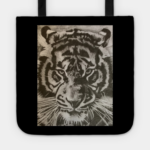 Tiger Pencil Drawing Tiger Tragetasche Teepublic De Zu „tiger tattoo design auf pinterest | tiger tattoo tattoos. teepublic