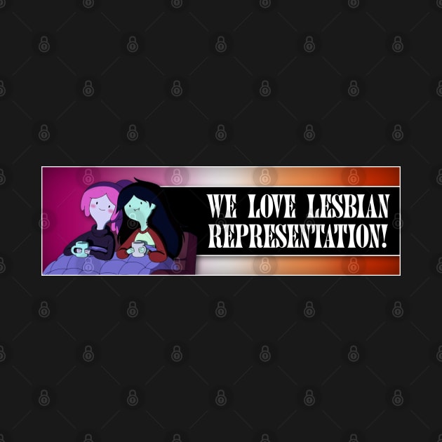 We Love Lesbian Representation - Princess Bubblegum And Marceline by Football from the Left