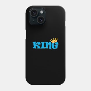 King With Gold Crown Phone Case