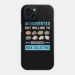 Introverted Rock Collecting Rocks Rockhound Rockhounding Phone Case