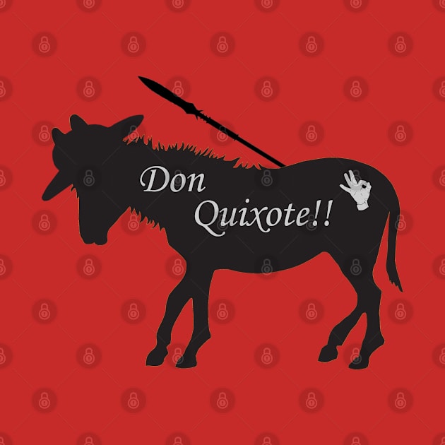 Don Quixote Buckwheat Otay Donkey MUTCD Sign by HipsterSketch