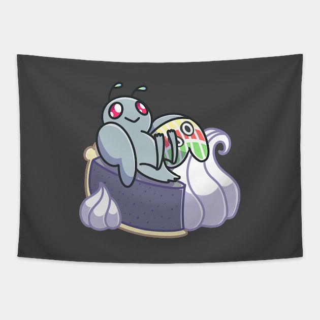 Cheesecake Mothman Tapestry by ziodynes098