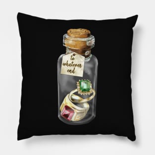 Aelin and Rowan's wedding rings Pillow