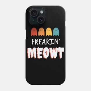 Freakin' Meowt Halloween Ghost Phone Case