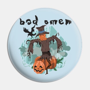 Halloween scarecrow Pin