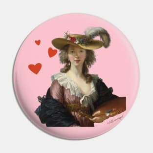 Vigée Le Brun Hearts Pin