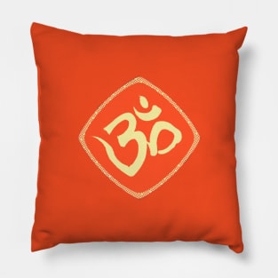 Om Spirituality Awareness Meditation Yoga Pillow