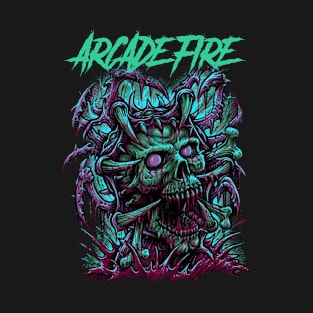 FIRE ARCADE BAND T-Shirt