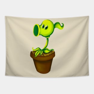 plants vs zombies: peashooter Tapestry