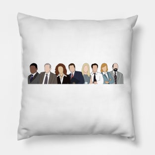 the west wing cast Pillow