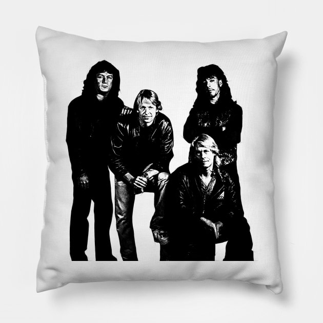 Vintage Bad Company Pillow by tykler