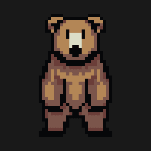 Pixel Bear by w-things