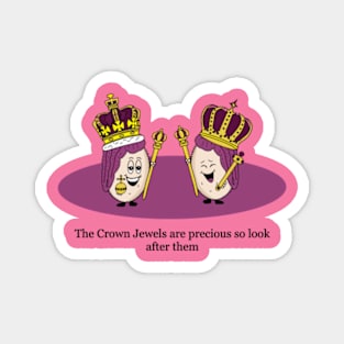 The Crown Jewels : Testicular Cancer Awareness Magnet