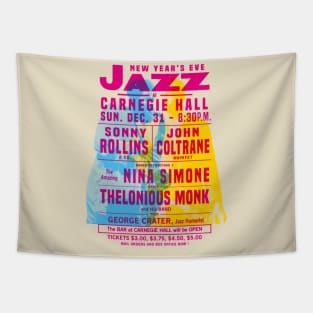 Sonny Rollins John Coltrane Nina Simone Thelonious Monk poster Tapestry