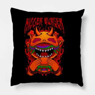 killer burger Pillow