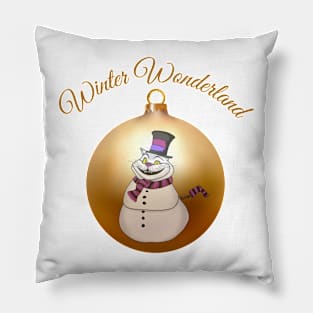 Cheshire Cat snowman Pillow