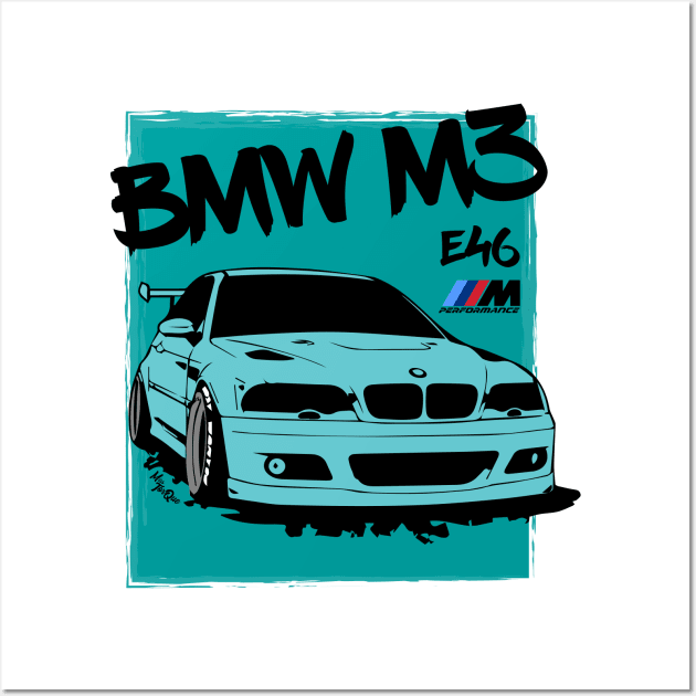 Bmw E46 Poster