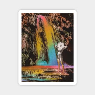 Rainbow waterfalls Magnet