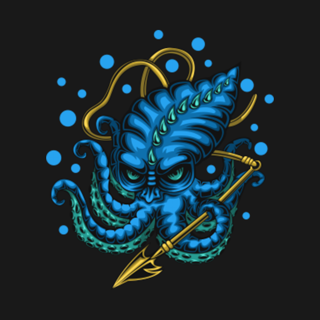 Disover Monster Kraken Color - Monster Kraken Color - T-Shirt