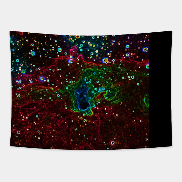 Black Panther Art - Glowing Edges 376 Tapestry by The Black Panther