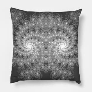 Colliding Spirals Pillow