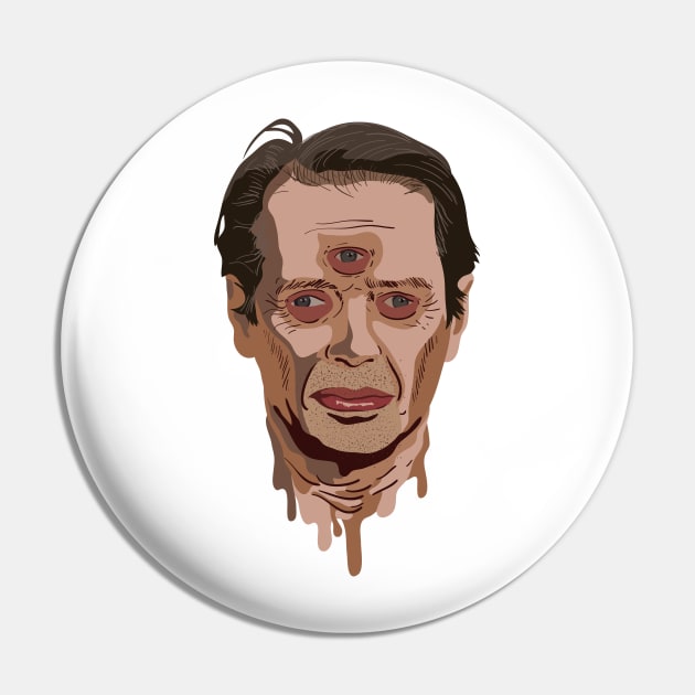 Enlightened Buscemi Pin by nicholashugginsdesign