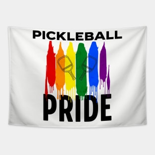 Pickleball Pride LGBTQ Pickleball Gift Pride Month Tapestry