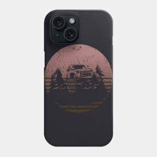 Retro SUV Offroad Truck Phone Case