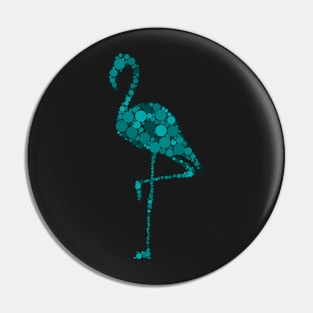 Blue Flamingo | Pop Art Pin