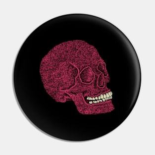 Hairy Skull Pin