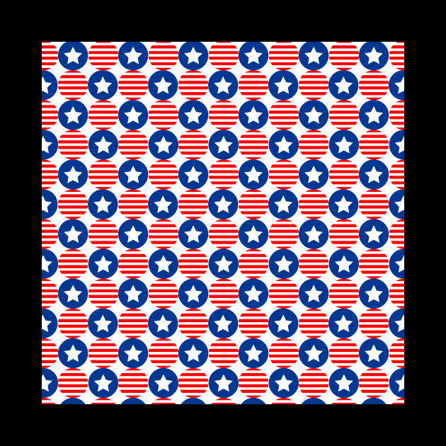 USA Flag Design by aquariart