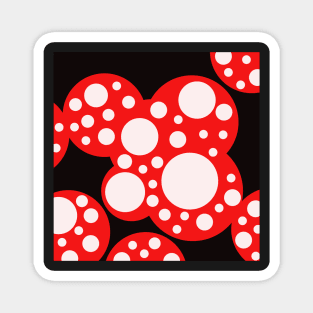 retro pop art pattern Magnet