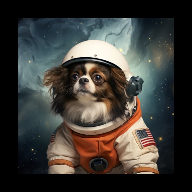 Astro Dog - Japanese Chin by Merchgard