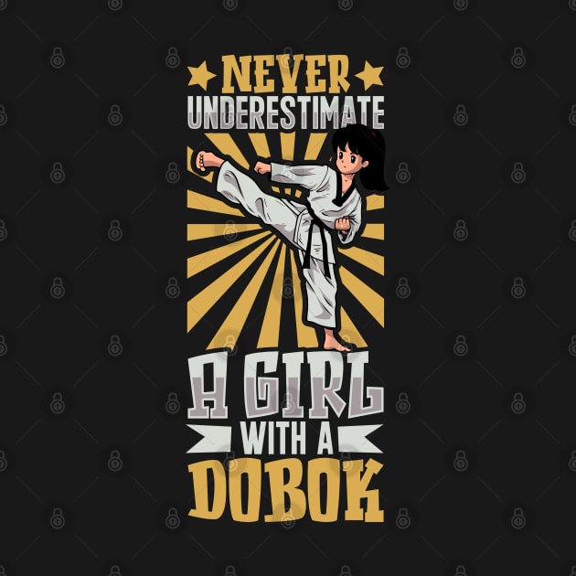 Never underestimate a girl in a dobok - Tang Soo Do by Modern Medieval Design