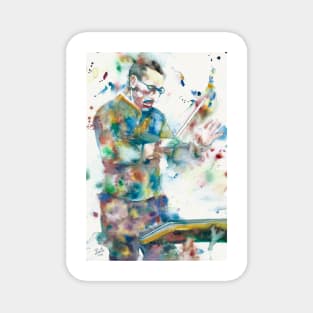 IGOR STRAVINSKY - watercolor portrait. 4 Magnet